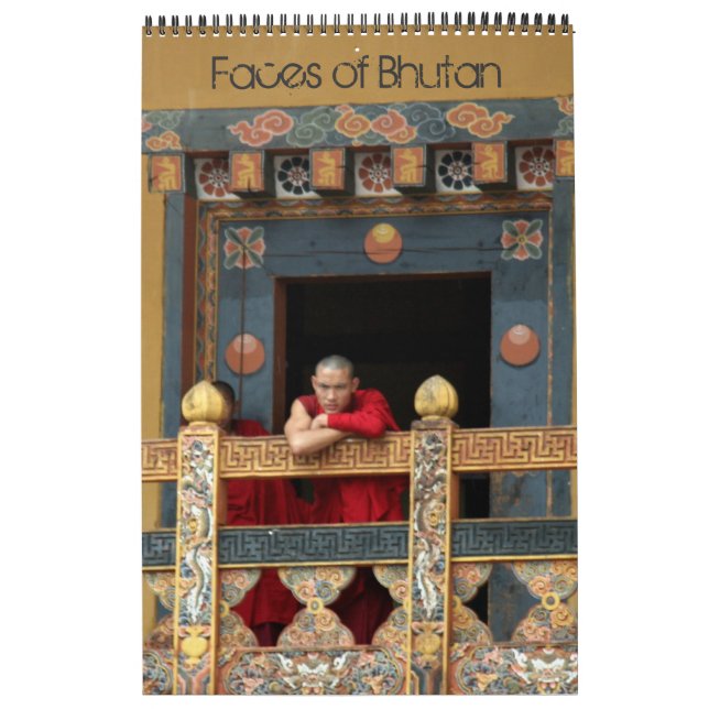 bhutan Kungariket ansikte Kalender (Omslag)