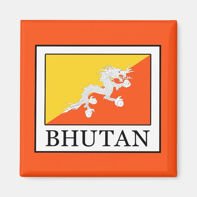 Bhutan Magnet (Framsidan)