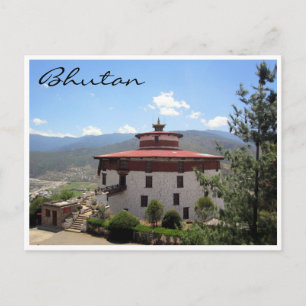 bhutan-rundmuseum vykort