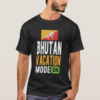 Bhutan Souvenir - Travel - Bhutan-ventilationsläge T Shirt