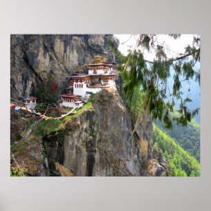 Bhutan Taktsang Monastery Temple - Tiger's Nest Poster
