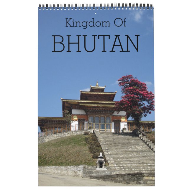 bhutan travels kalender (Omslag)