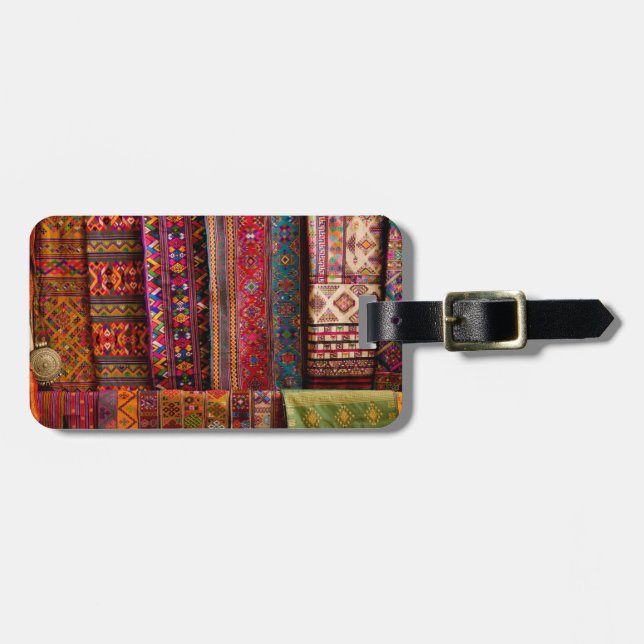 Bhutan tyg till salu bagagebricka (Horisontell Framsida)