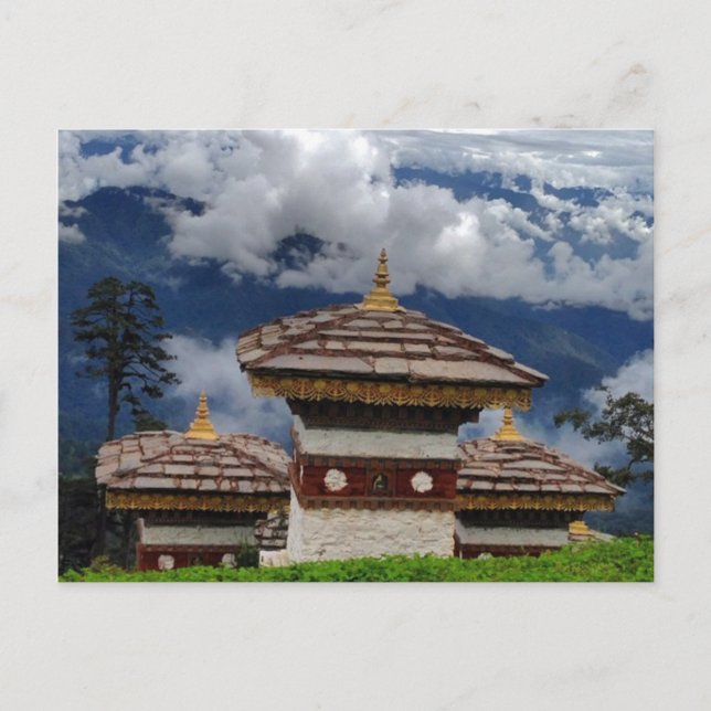 Bhutan-vykort Vykort (Framsida)