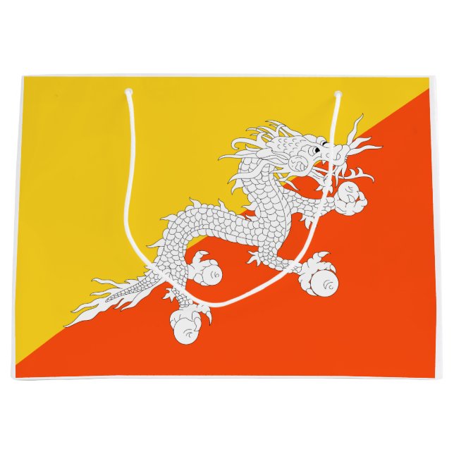 Bhutanesisk Flagga (Bhutan) (Thunder Dragon) (Framsidan)