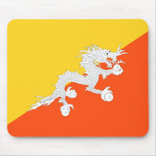 Bhutanesisk Flagga (Bhutan) (Thunder Dragon) Musmatta