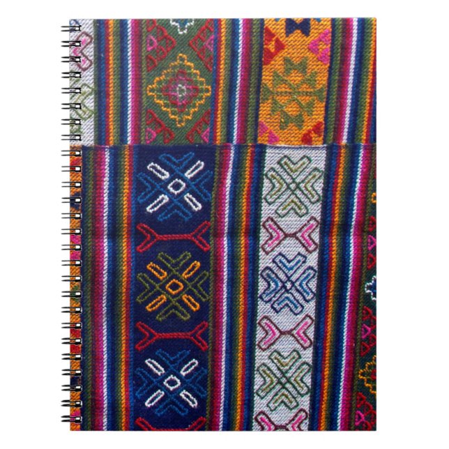 Bhutanesisk textil anteckningsbok (Framsidan)