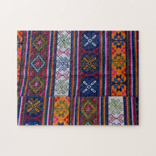 Bhutanesisk textil pussel