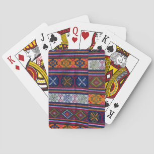 Bhutanesisk textil spel kort