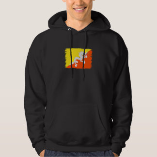 Bhutanesiska flaggan Bhutan 1 Hoodie