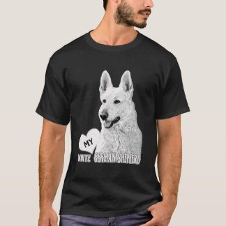 Bhymer Kärlek My White German Shepherd T Shirt