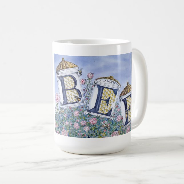 "BI" 15oz Kaffemugg (Framsida höger)