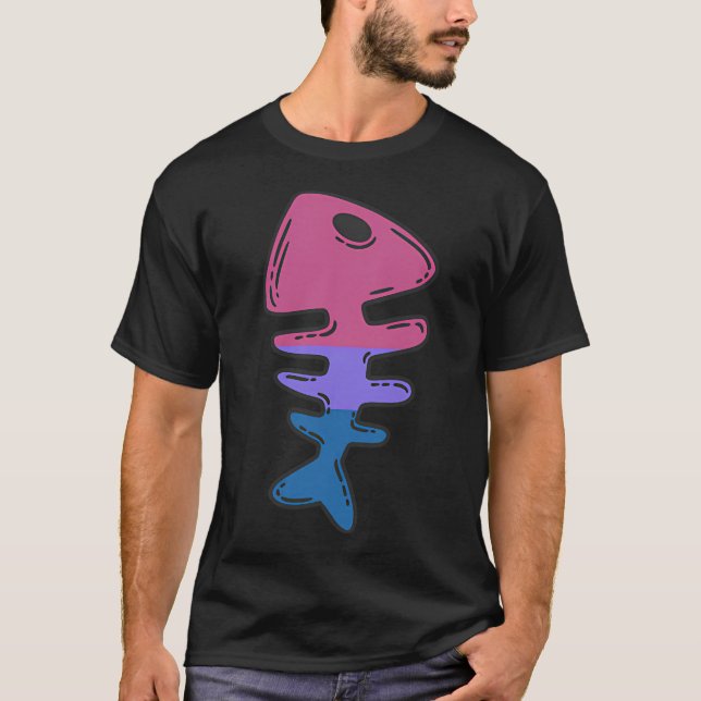 Bi Fish T Shirt (Framsida)