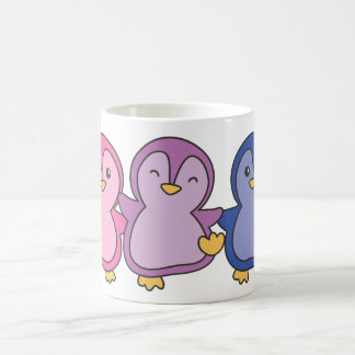 Bi Flagga Pride Lgbtq Cute Penguin Coffee Mugg