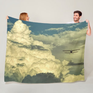 BI-FLYGPLAN i CLOUDS Fleecefilt