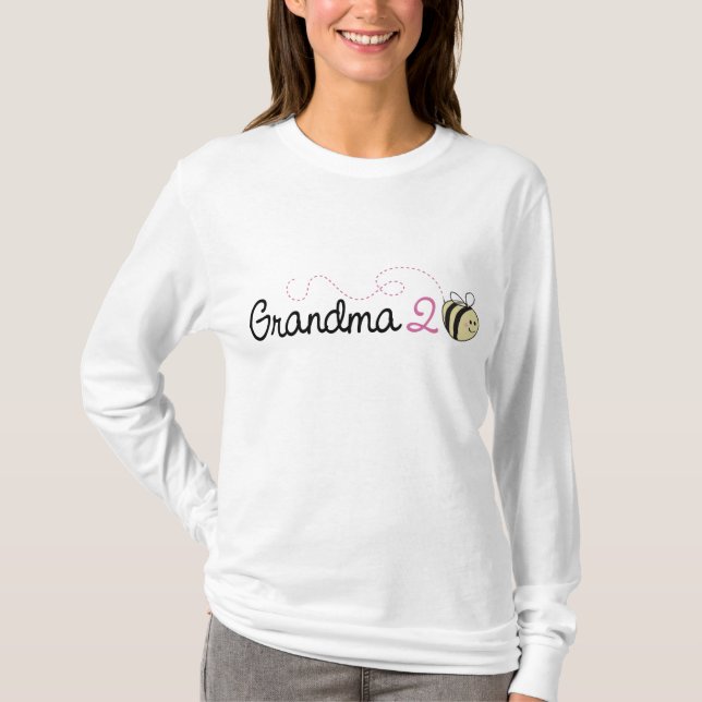Bi för mormor 2 t-shirt (Framsida)