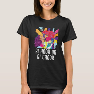 Bi Krok eller Bi Crook Bisexual Rainbow Pride Bise T Shirt