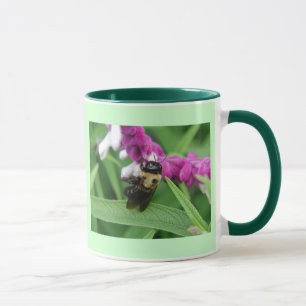 Bi med sammetblommamuggen #4 mugg
