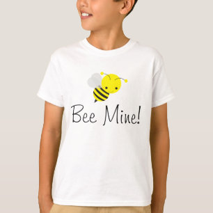 Bi min gulliga ungar pojke för valentin eller t shirt