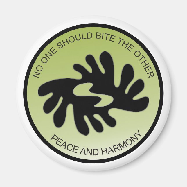 BI NKA BI PEACE OCH HARMONY Magnet (Framsidan)