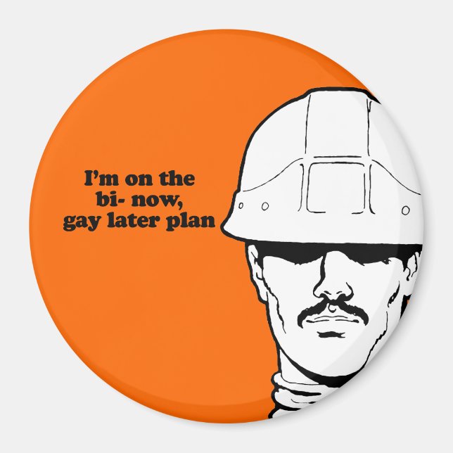 Bi nu gay senare magnet (Framsidan)