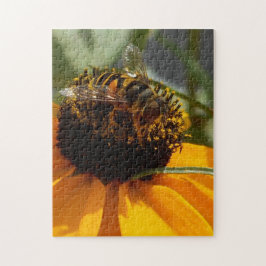 Bi på arbete - pussel för 11 x 14 foto