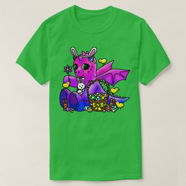 Bi Påsk Dragon T Shirt (Design framsida)