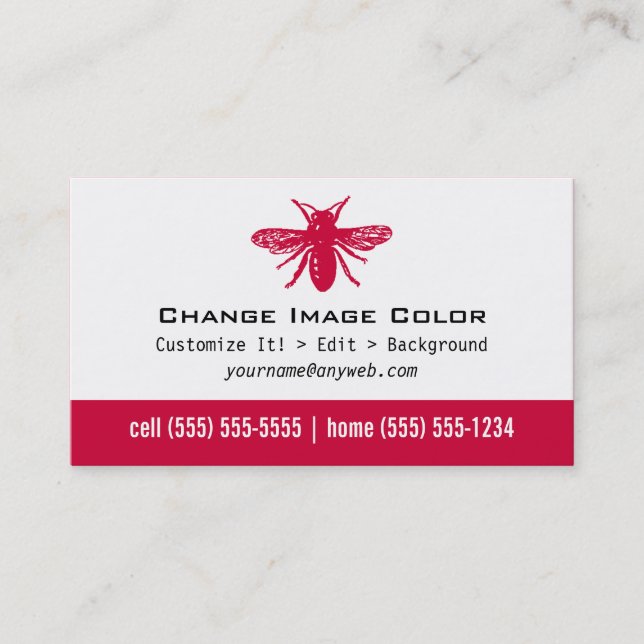 Bi - personlig visitkort (Framsida)