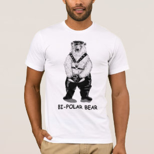 Bi-polar björn t-shirt