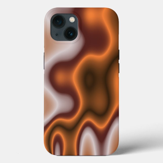 Bi Polar Molten Copper Fodral-Mate iphone case (Baksida)