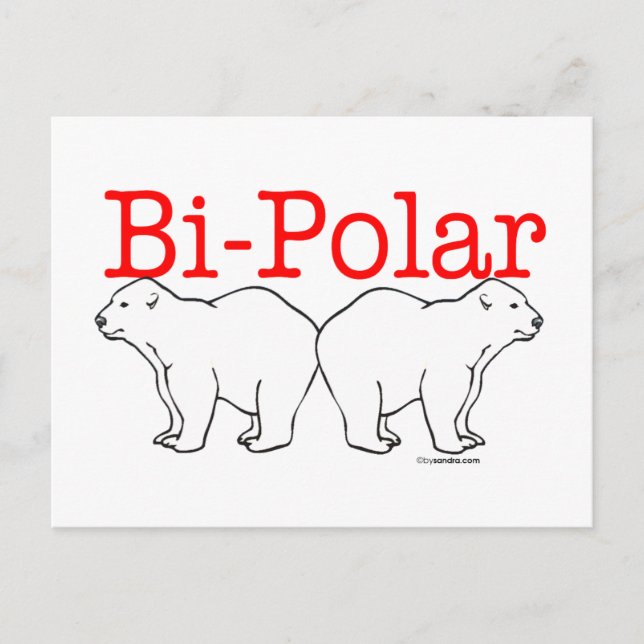 Bi-Polar Vykort (Framsida)