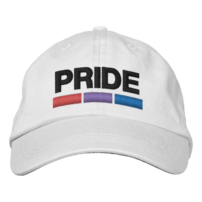 Bi-Pride Broderad Keps (Framsida)