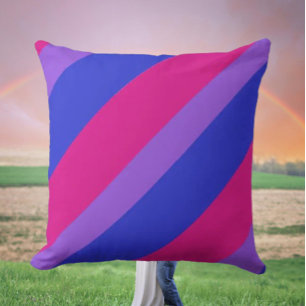 Bi Pride Diagonal Kudde