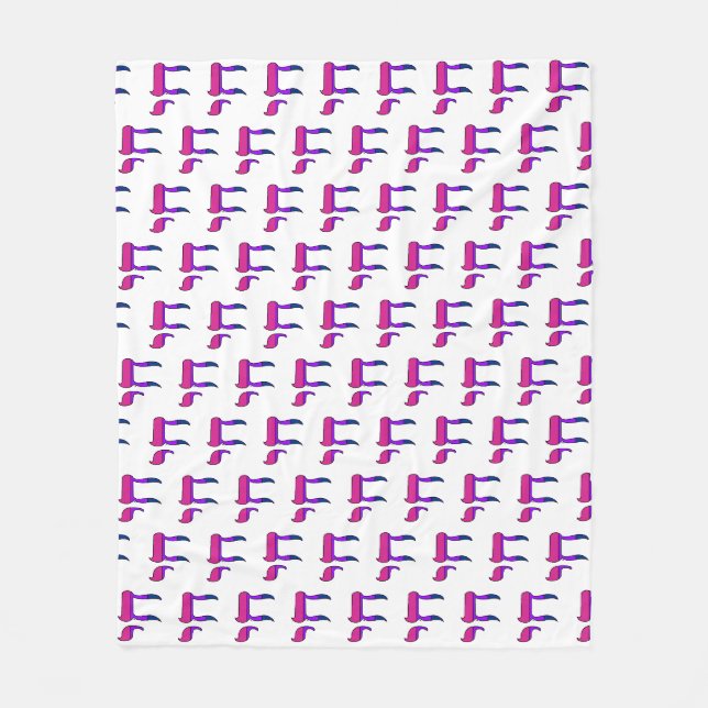Bi Pride Flag Chai Fleecefilt (Framsidan)
