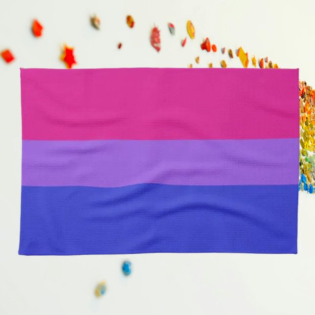 Bi Pride Handduk för Jämlikhet Kökshandduk (Skapare uppladdad)