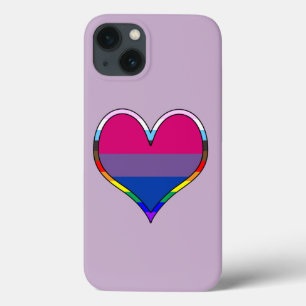 Bi Pride Heart Fodral-Mate iphone case