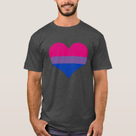 Bi Pride Hjärta T-Shirt
