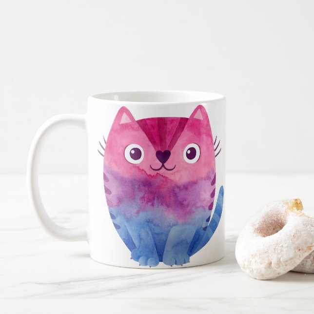 Bi-Pride Kaffemugg (Med munk)