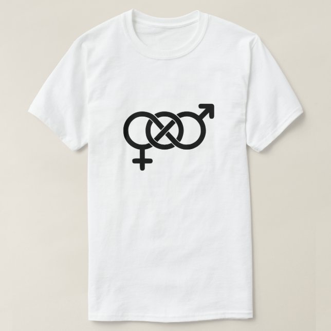Bi-Pride LGBTQ Tee Shirt (Design framsida)