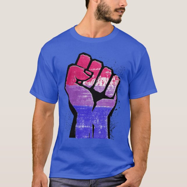 Bi Pride Motstånd T Shirt (Framsida)