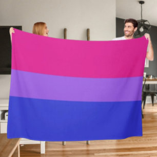 Bi Pride Mysig Flytande Filtsköld Fleecefilt