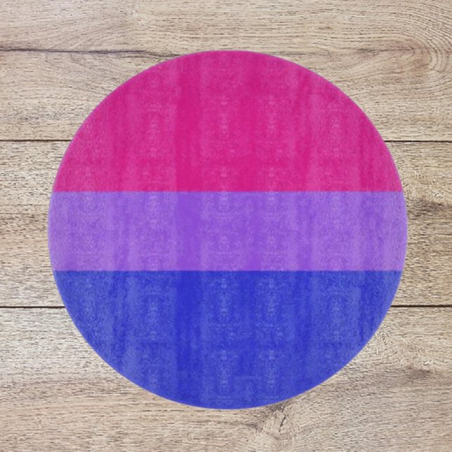 Bi Pride Rund Skärbräda av Pride (Skapare uppladdad)
