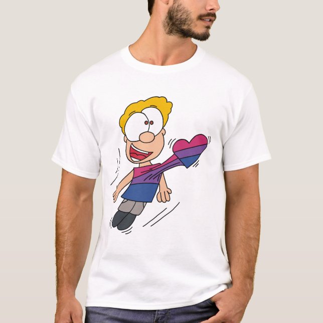 Bi Pride T Shirt (Framsida)
