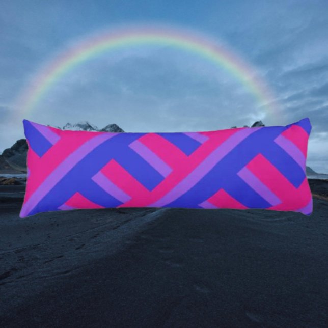 Bi Pride Tvåsidig Konst Kroppskudde (Skapare uppladdad)