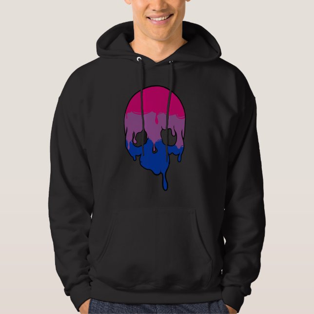 Bi-Pridets hämtningskal Hoodie (Framsida)