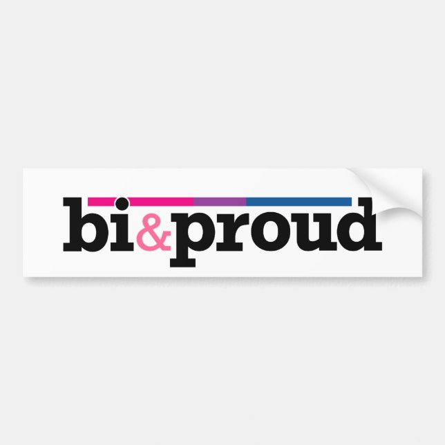 Bi&proud vitbildekal bildekal (Framsidan)