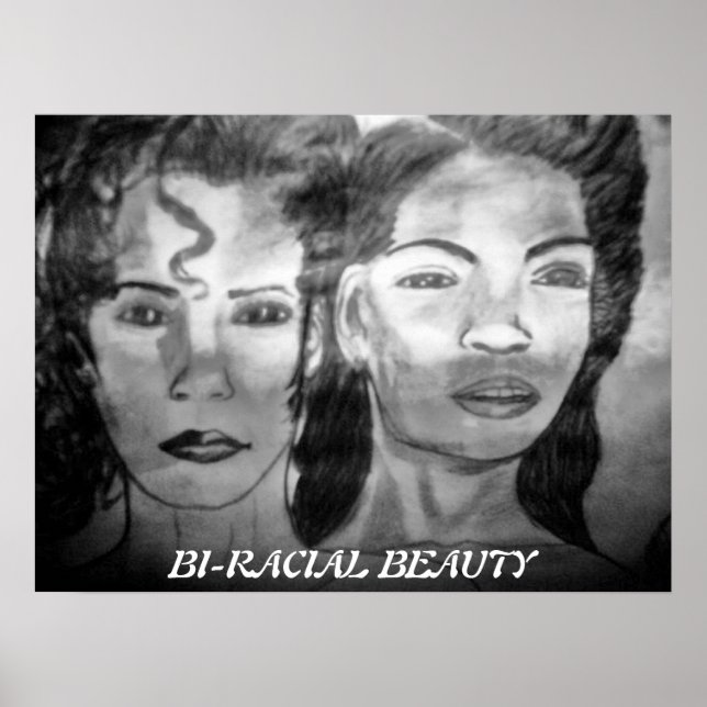 BI-RACIAL BEAUTY poster (Framsidan)