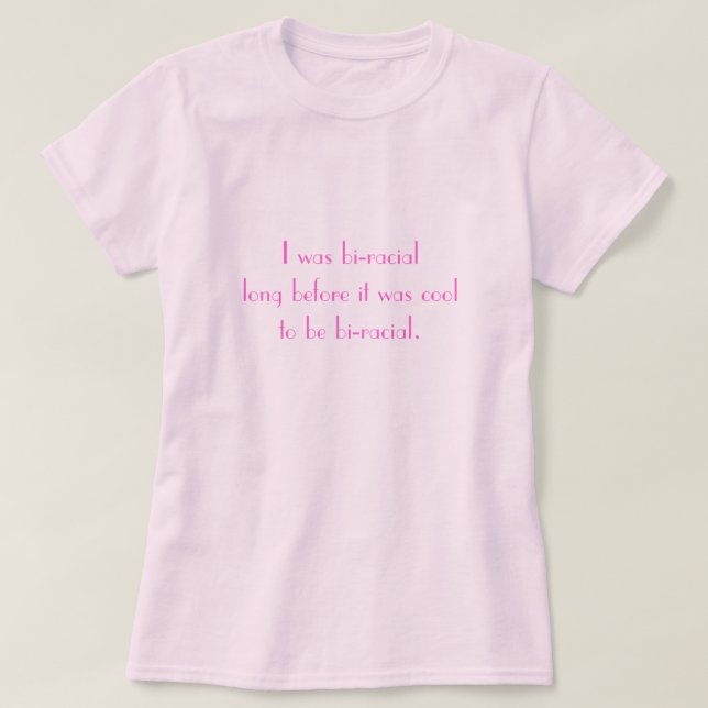 Bi-Ras- T-tröja T-shirt (Design framsida)