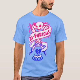bi rasande biseuell 2017 regnbåge söt rolig t shirt