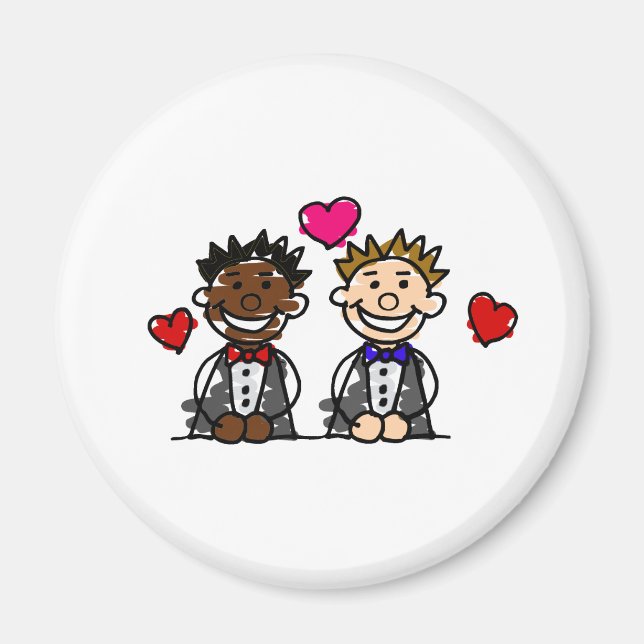 Bi-Rational Gay Couple Magnet (Framsidan)